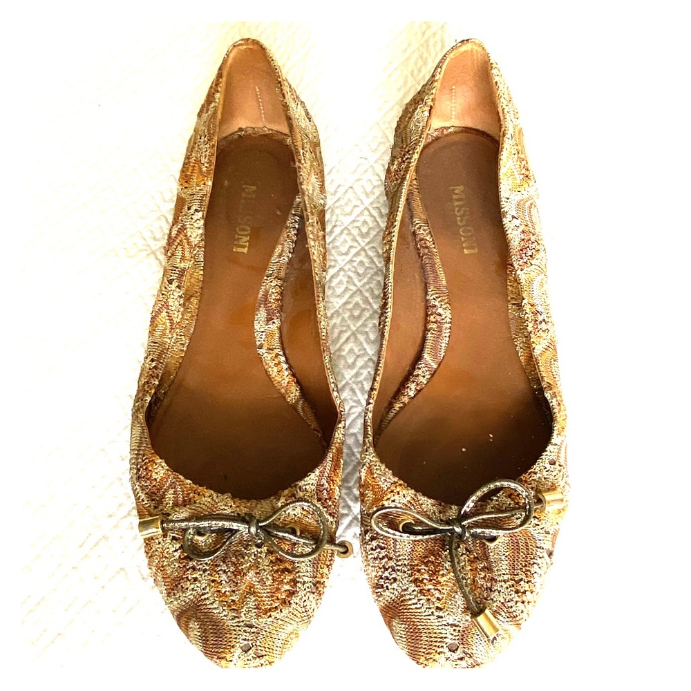 Missoni Brown ballet flats- size 39